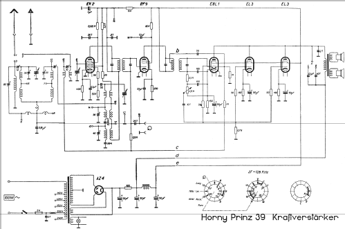 Prinz 39 Kraftverstärker ; Horny Hornyphon; (ID = 352925) Radio