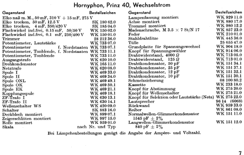 Prinz 40W W135A; Horny Hornyphon; (ID = 232387) Radio