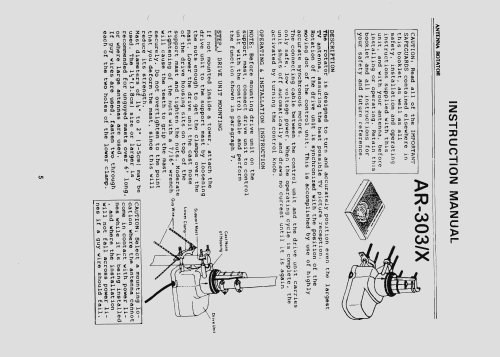 AR-303X Automatic Antenna Rotator; Hy-Gain Electronics (ID = 1857827) Divers