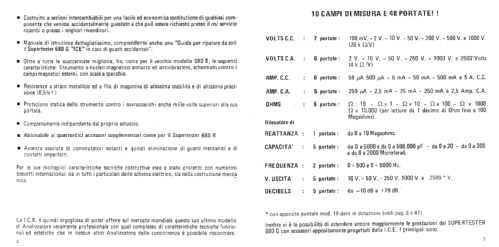 Supertester 680G; ICE, I.C.E.; Milano (ID = 2593119) Equipment