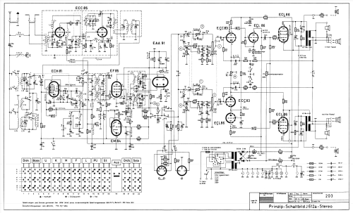 Rundfunk-Chassis J612a Stereo ; Imperial Rundfunk (ID = 1696668) Radio