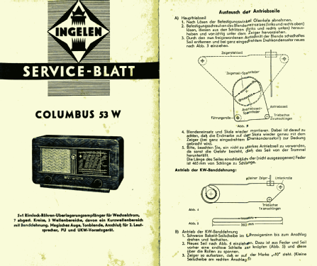 Columbus 53W; Ingelen, (ID = 1299284) Radio