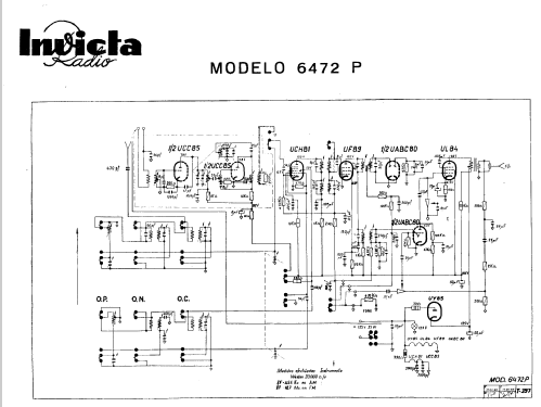 6472-P; Invicta Radio, (ID = 621446) Radio