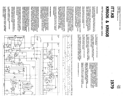 KR608; ITT-KB; Foots Cray, (ID = 1563063) Radio