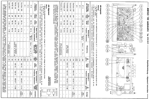 AMIGO 100 automatic 52150301; ITT Schaub-Lorenz (ID = 72463) Radio