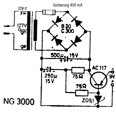 Netzgerät NG3000; ITT Schaub-Lorenz (ID = 1576586) Power-S