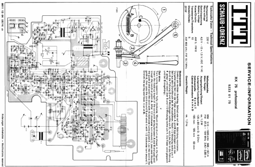 RX75 Professional 5233 01 75; ITT Schaub-Lorenz (ID = 185066) Radio