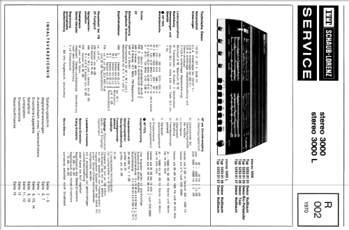 Stereo 3000L; ITT Schaub-Lorenz (ID = 1406196) Radio