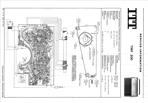 Tiny 200; ITT Schaub-Lorenz (ID = 2049976) Radio