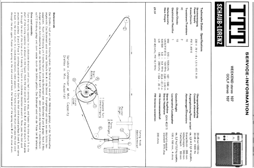 Weekend Stereo 107 52130275; ITT Schaub-Lorenz (ID = 490404) Radio