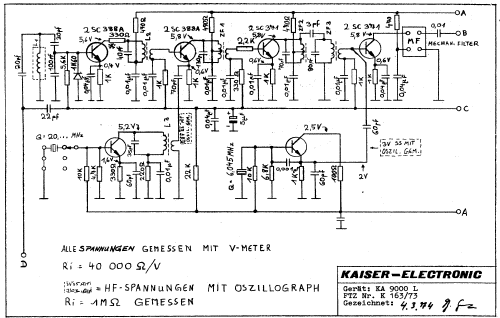 Autofunk KA9000L; Kaiser Electronic (ID = 2082470) Citizen