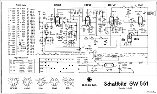 GW561; Kaiser KG, W. bzw. (ID = 990356) Radio