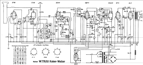Kaiser-Walzer 53 W770; Kaiser KG, W. bzw. (ID = 1024613) Radio