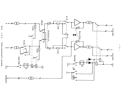 Control Room Monitor Module 10EA-10; Kajaani (ID = 2036385) Ampl/Mixer