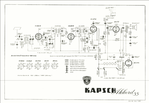 Akkord 55; Kapsch & Söhne KS, (ID = 2012311) Radio