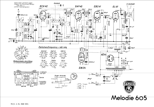 Melodie 605; Kapsch & Söhne KS, (ID = 71986) Radio