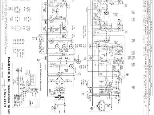 Troubadour TR7001; Kapsch & Söhne KS, (ID = 717481) Radio