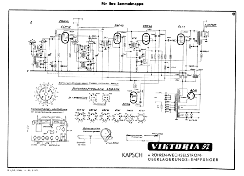 Viktoria 52 Wechselstrom; Kapsch & Söhne KS, (ID = 111509) Radio