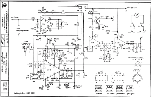 TV/Radio-Meßempfänger MFK31; Kathrein; Rosenheim (ID = 1711698) Equipment