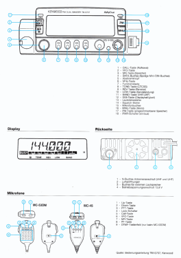 TM-G707E; Kenwood, Trio- (ID = 2779493) Amat TRX