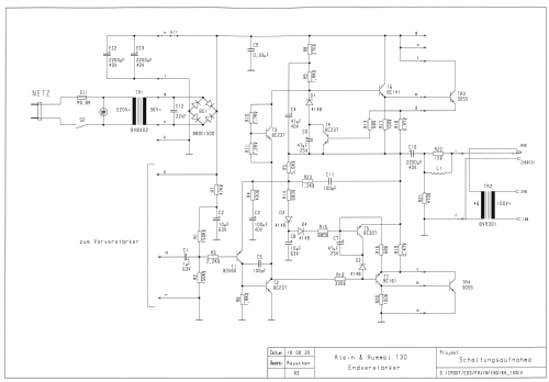 HiFi Mono-Mischverstärker Telewatt T30; Klein & Hummel; (ID = 2561872) Ampl/Mixer