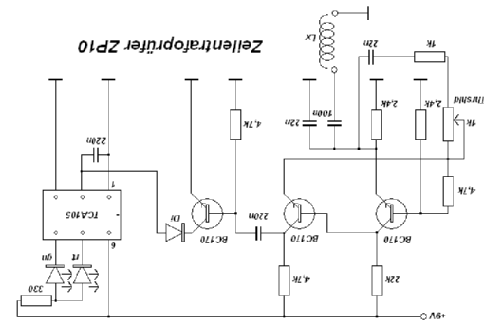 Zeilentrafo-Prüfgerät - Line-Transformer Tester ZP-10; König Electronic (ID = 861125) Equipment