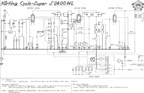 Cyclo-Super S2400WL; Körting-Radio; (ID = 1006894) Radio