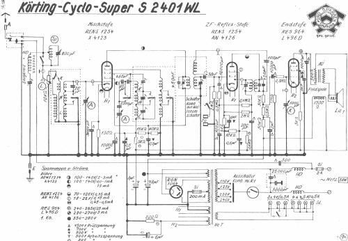 Cyclo-Super S2401WL; Körting-Radio; (ID = 1006898) Radio