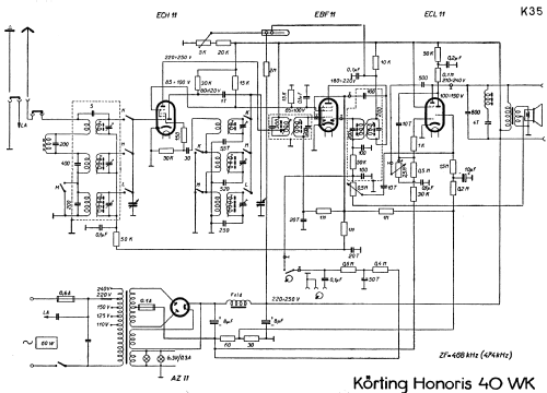 Honoris 40WK; Körting-Radio; (ID = 215732) Radio