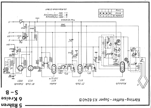 Koffersuper KS6240B; Körting-Radio; (ID = 14422) Radio