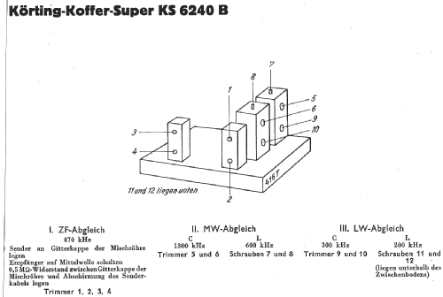 Koffersuper KS6240B; Körting-Radio; (ID = 14424) Radio