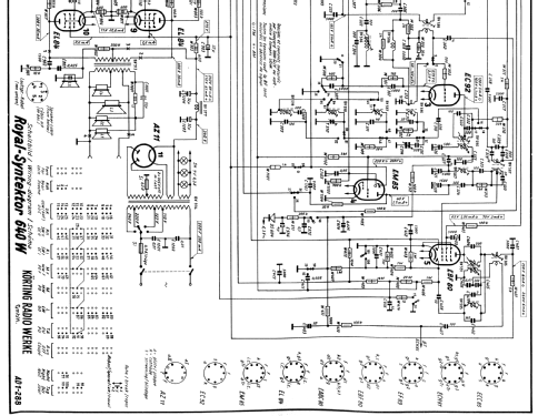 Royal Syntektor 640 W; Körting-Radio; (ID = 2017981) Radio