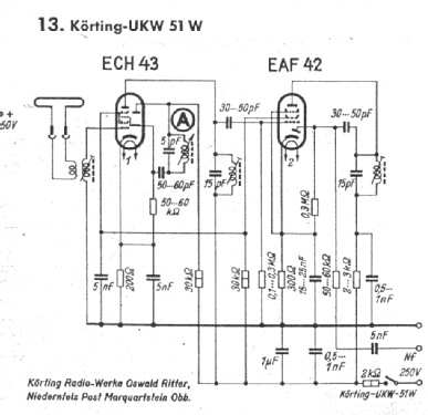 UKW-Supereinsatz 51W; Körting-Radio; (ID = 7429) Converter