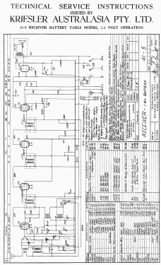 41-5; Kriesler Radio (ID = 2782394) Radio
