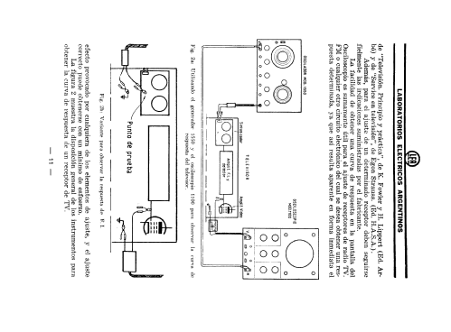 Generador de Barrido y Marcador 1550; LEA - Laboratorios (ID = 1237414) Equipment