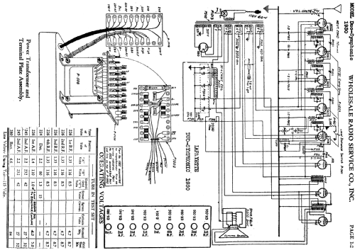 Duo Symphonic 1930 Chassis and LS; Lafayette Radio & TV (ID = 455301) Radio