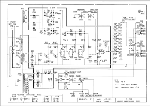 Curve Tracer LTC-905; Leader Electronics (ID = 561788) Equipment