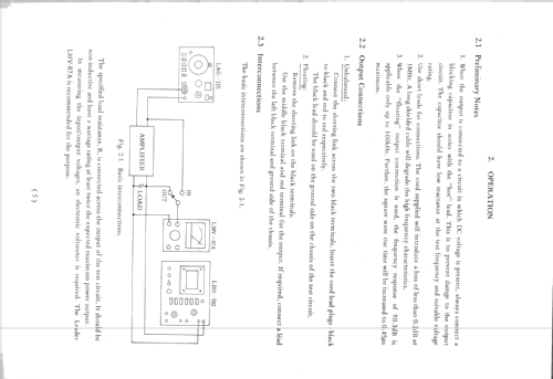 Low Distortion Audio Generator LAG-125; Leader Electronics (ID = 2464168) Equipment