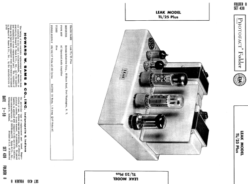 TL/25 Plus; Leak, H.J.; London (ID = 712166) Ampl/Mixer