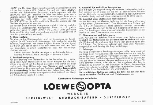 Apollo 1761W; Loewe-Opta; (ID = 2801605) Radio