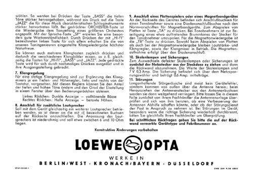 Apollo 3761W; Loewe-Opta; (ID = 777995) Radio