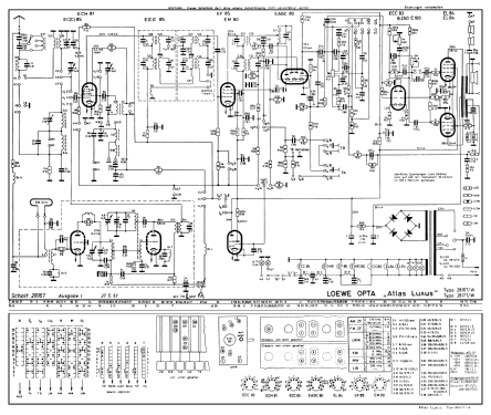 Atlas-Luxus 2816T; Loewe-Opta; (ID = 1327153) Radio