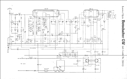 Botschafter GW; Loewe-Opta; (ID = 8672) Radio