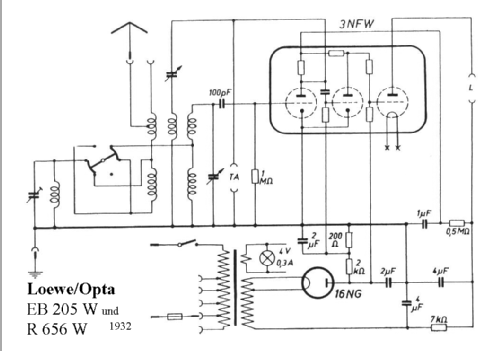 EB205W; Loewe-Opta; (ID = 22372) Radio