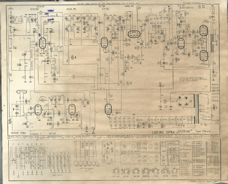Globus 1784W; Loewe-Opta; (ID = 1939194) Radio
