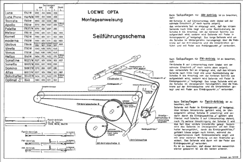Komet 1782W; Loewe-Opta; (ID = 52494) Radio