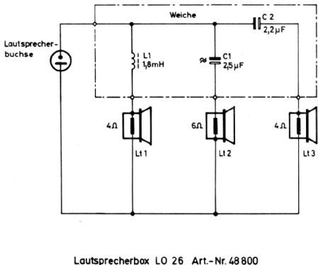 LO26 line 2001 48800; Loewe-Opta; (ID = 567057) Lautspr.-K