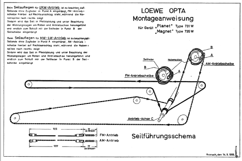 Magnet 735W; Loewe-Opta; (ID = 17011) Radio