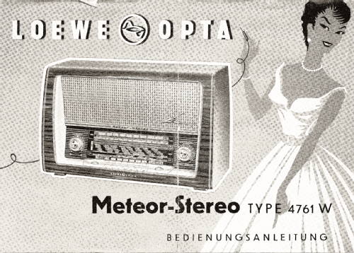 Meteor-Stereo 4761W; Loewe-Opta; (ID = 669591) Radio