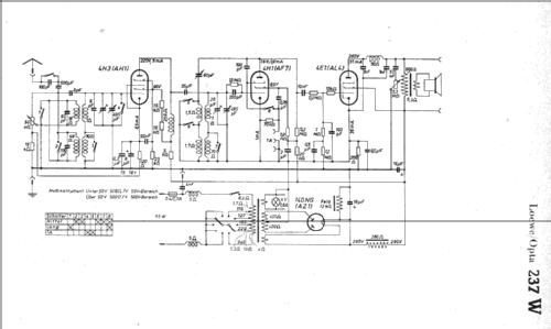 Opta 237W; Loewe-Opta; (ID = 8395) Radio